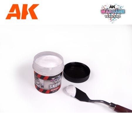 AK Interactive Wargame Terrains Snow 100ml - Image 2