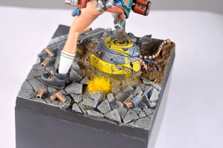 AK Interactive Wargame Tufts 4.5mm - Orange & Yellow - Image 4