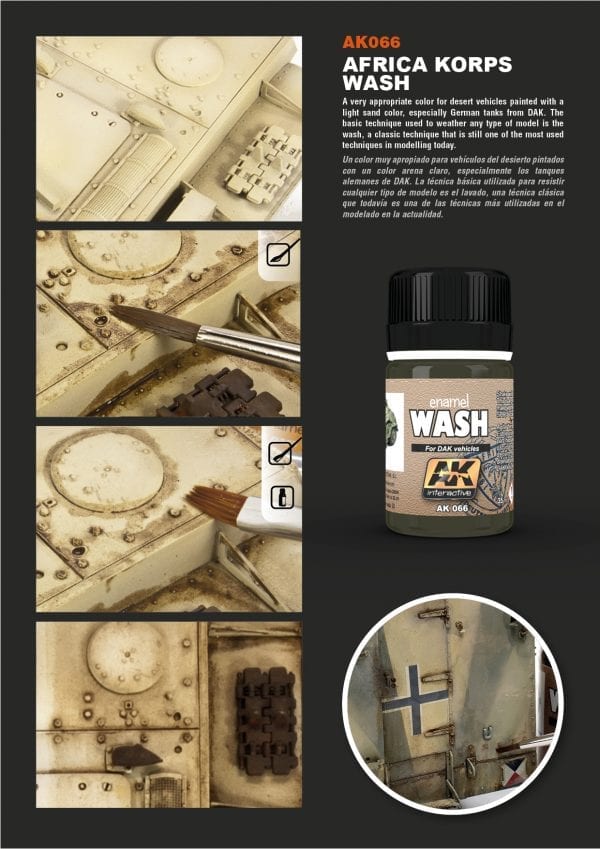 AK Interactive Wash For Afrika Korps Vehicles - Image 3