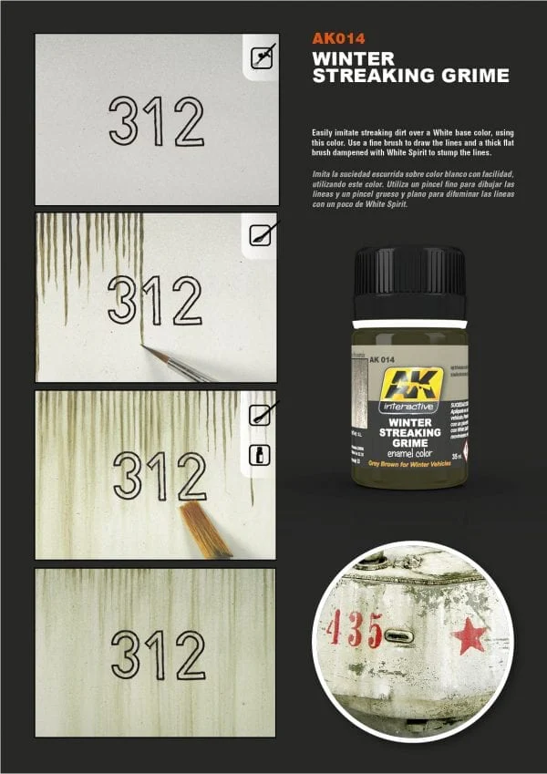 AK Interactive Winter Streaking Grime 35ml - Image 3