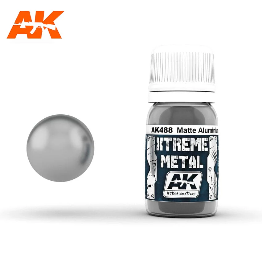AK Interactive Xtreme Metal Matte Aluminium 35ml