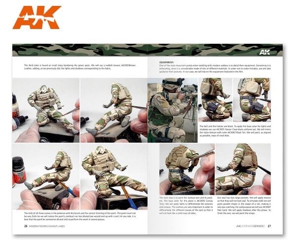 AK Interactive Learning Series No 8 - Modern Figures Camouflages - Image 7