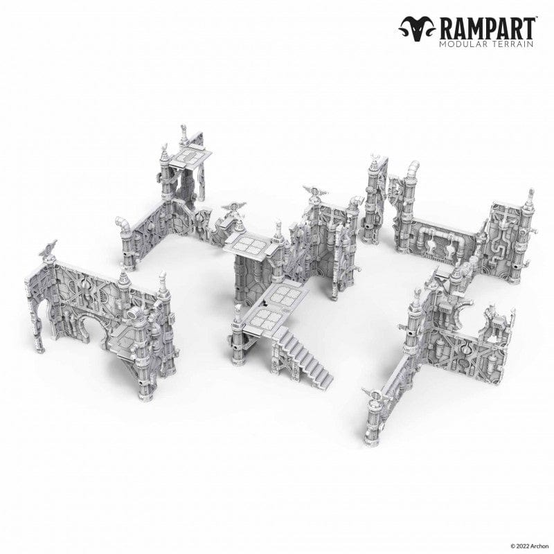 Archon Studio RAMPART Modular: Cobalt Foundry Scenery - Image 2