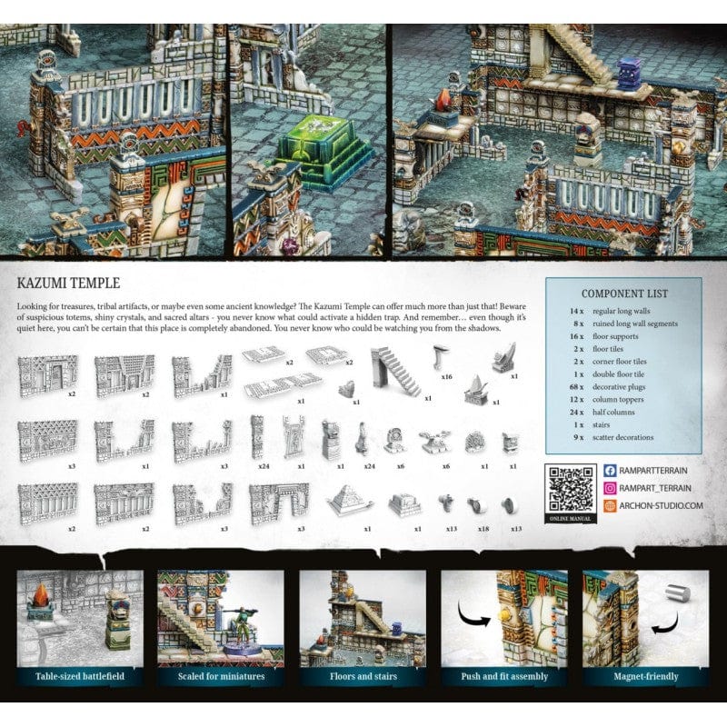 Archon Studio RAMPART Modular: Kazumi Temple Scenery - Image 4