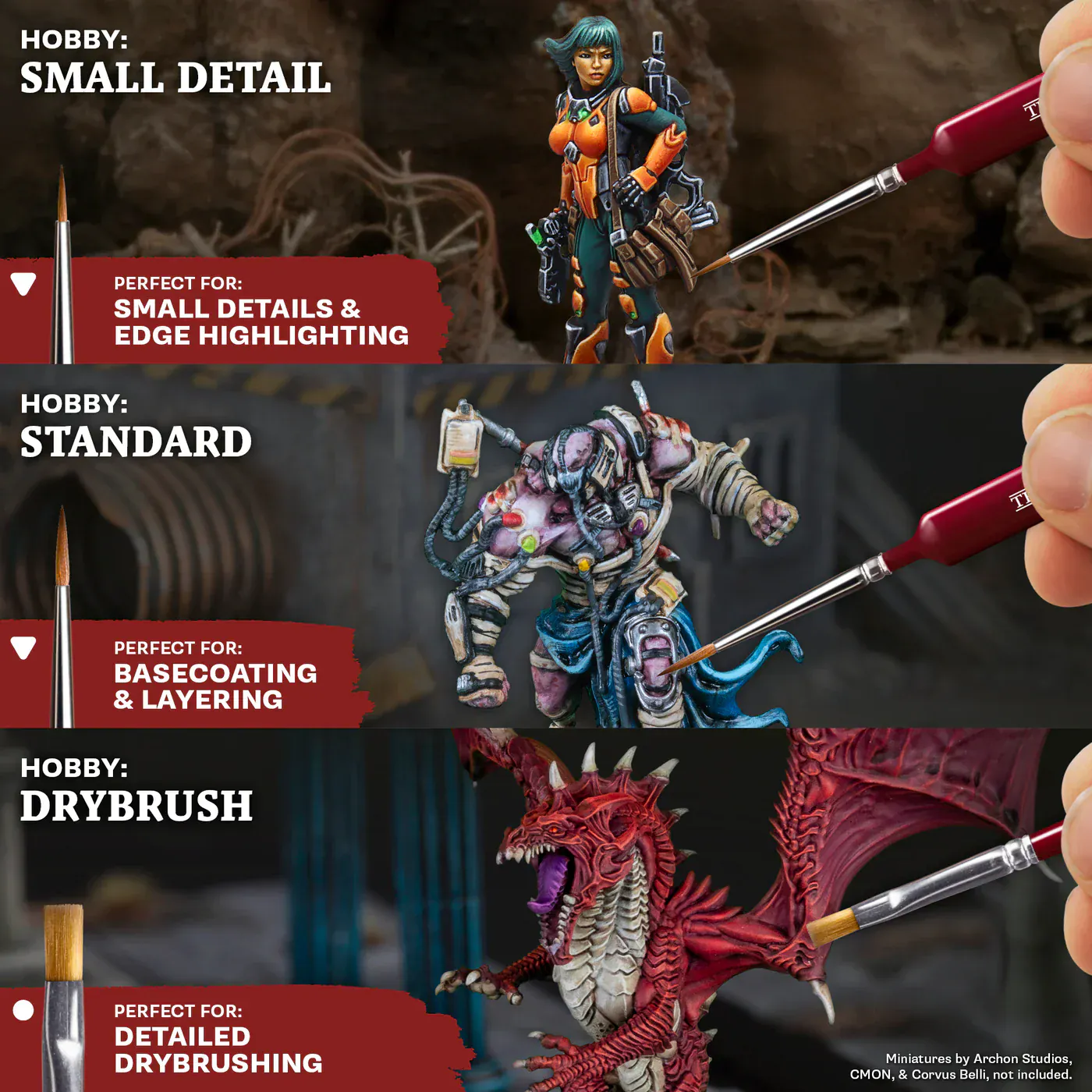 Army Painter Hobby Starter Brush Set - Image 2