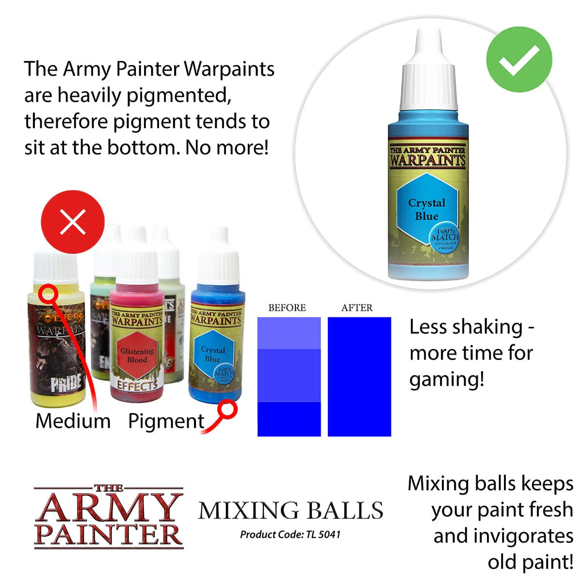 Army Painter Mixing Balls - Stainless Steel - x100 - Image 4