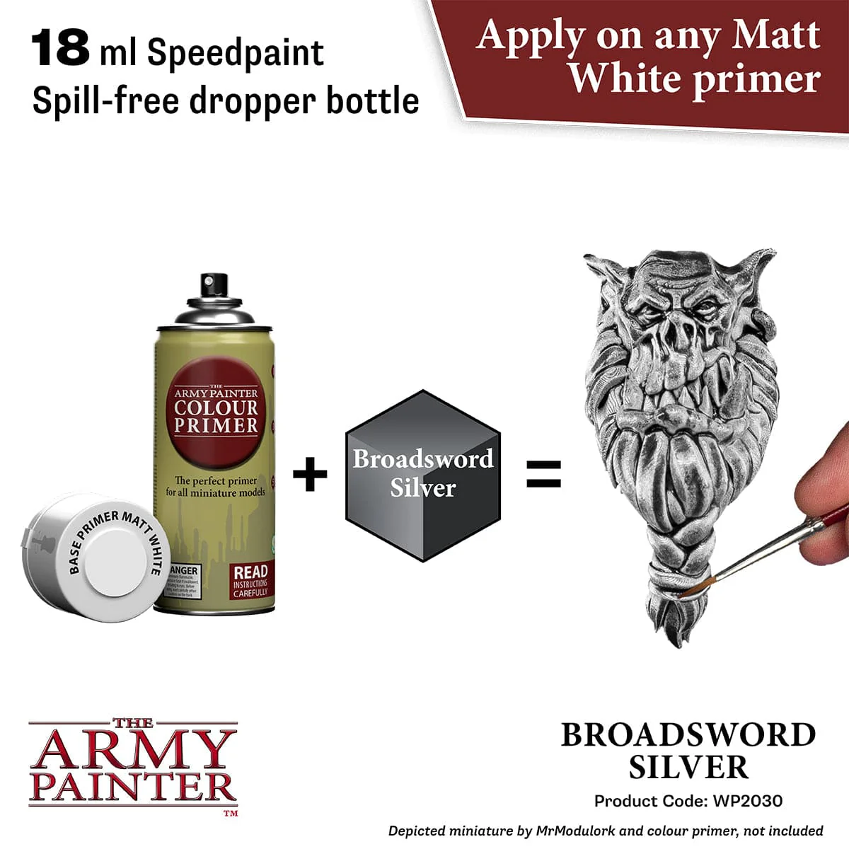Army Painter Speedpaint 18ml - Broadsword Silver - Image 2