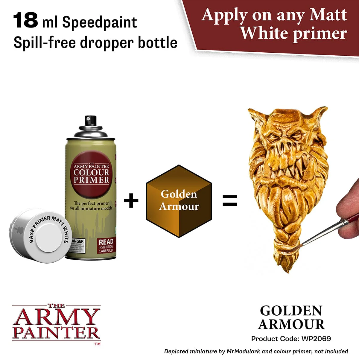 Army Painter Speedpaint 18ml - Golden Armour - Image 2