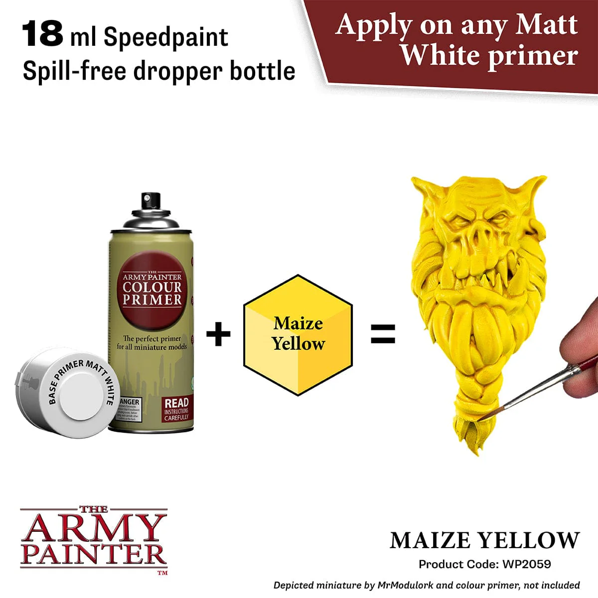Army Painter Speedpaint 18ml - Maize Yellow - Image 2