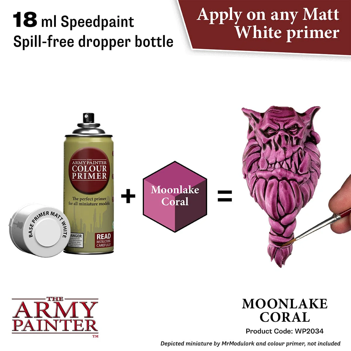 Army Painter Speedpaint 18ml - Moonlake Coral - Image 2