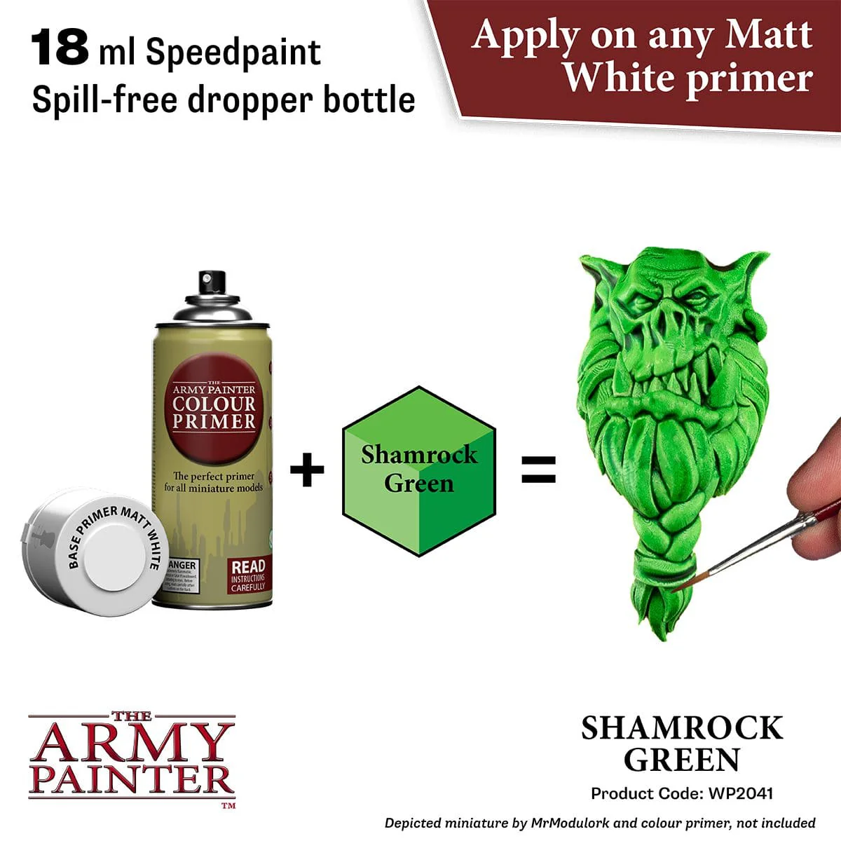 Army Painter Speedpaint 18ml - Shamrock Green - Image 2