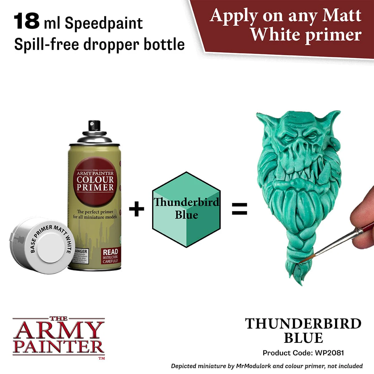 Army Painter Speedpaint 18ml - Thunderbird Blue - Image 2