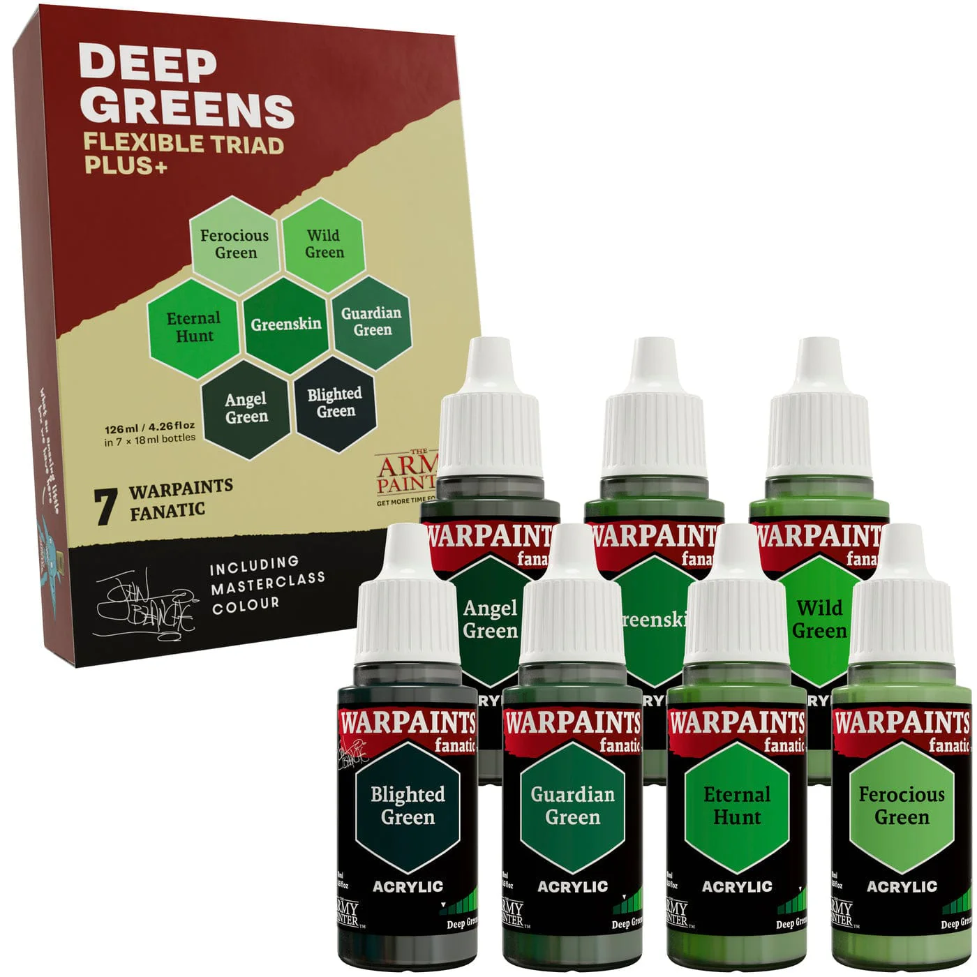 Army Painter Warpaints Fanatic - Flexible Triads PLUS+ - Deep Greens Set - Image 2