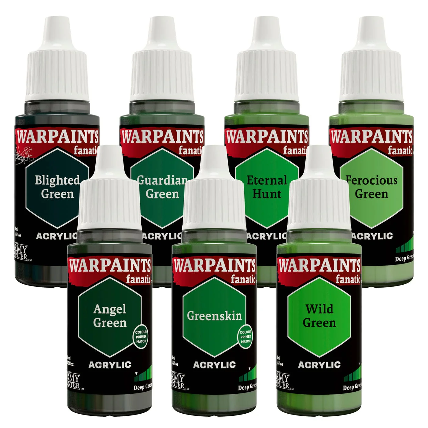 Army Painter Warpaints Fanatic - Flexible Triads PLUS+ - Deep Greens Set - Image 3