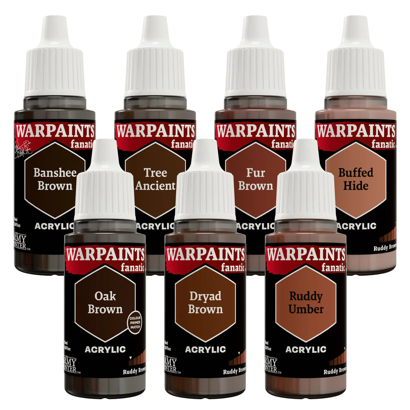 Army Painter Warpaints Fanatic - Flexible Triads PLUS+ - Ruddy Browns Set - Image 3