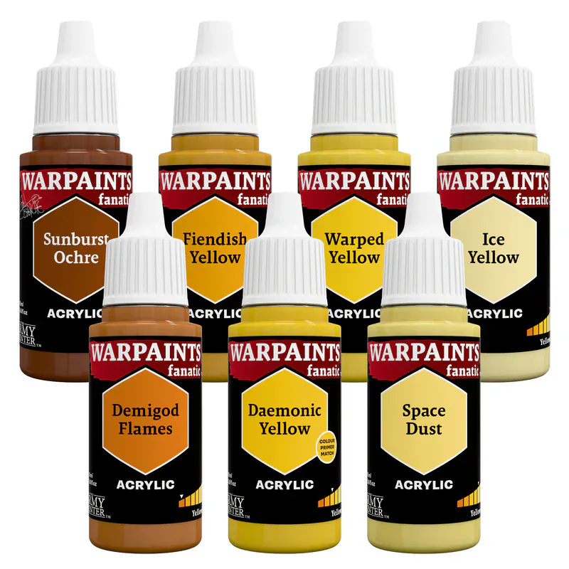 Army Painter Warpaints Fanatic - Flexible Triads PLUS+ - Yellows Set - Image 2