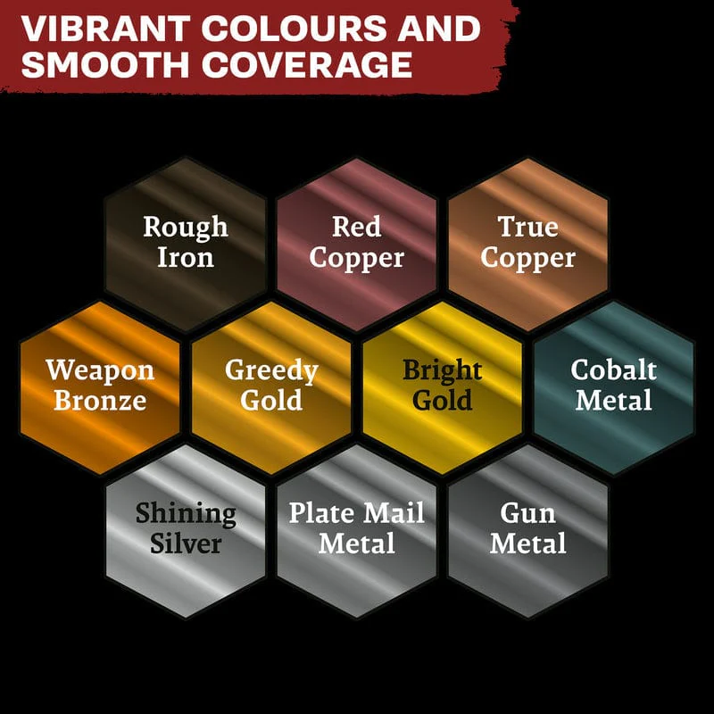 Army Painter Warpaints Fanatic Metallics Paint Set - Image 3