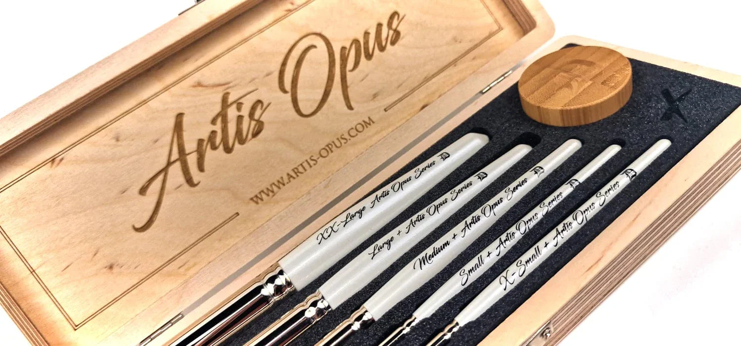 Artis Opus Series D PLUS - Expansion Dry Brush Set (5-brushes) - Image 2