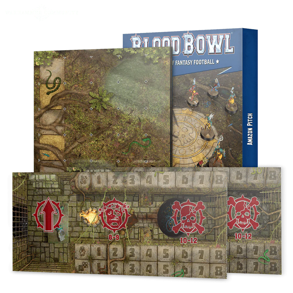 Blood Bowl Amazon Team Pitch & Dugouts - Image 2
