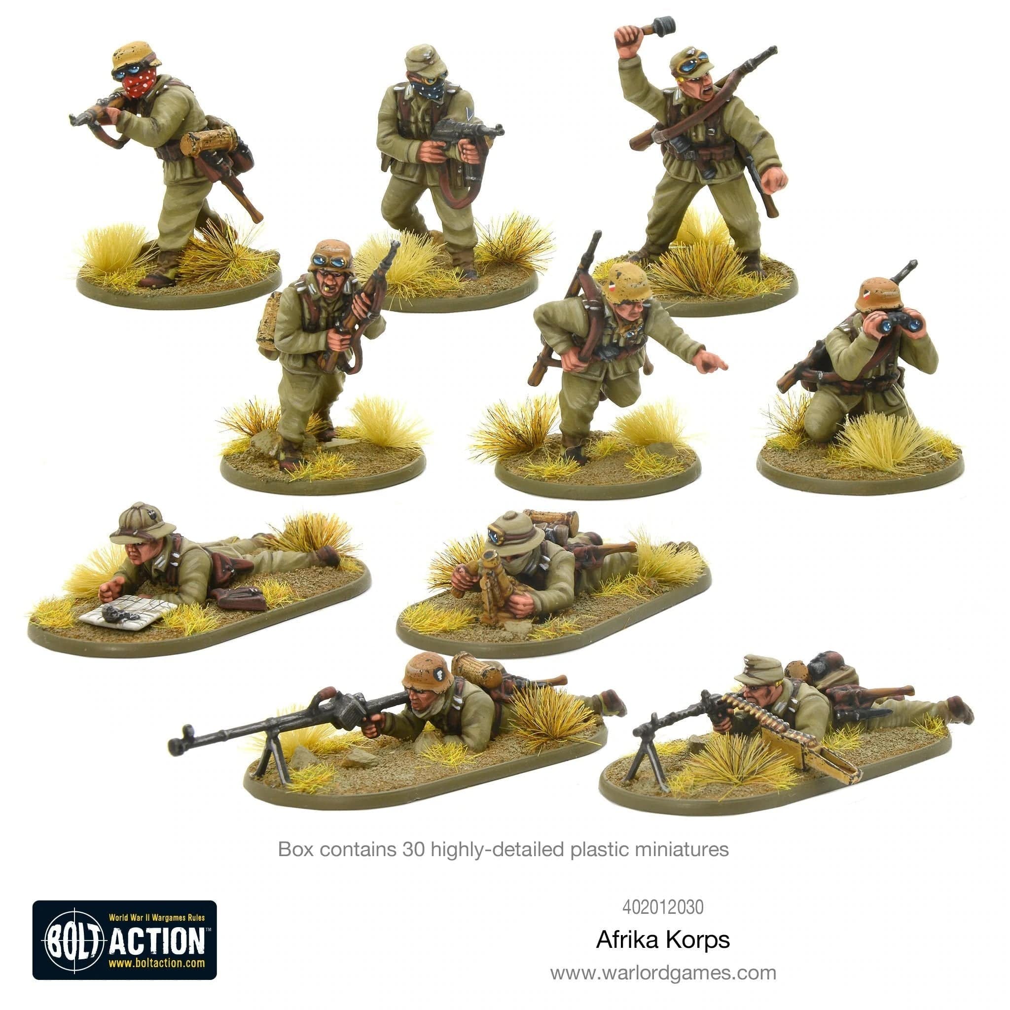 Bolt Action Afrika Korps German Grenadiers - Image 3