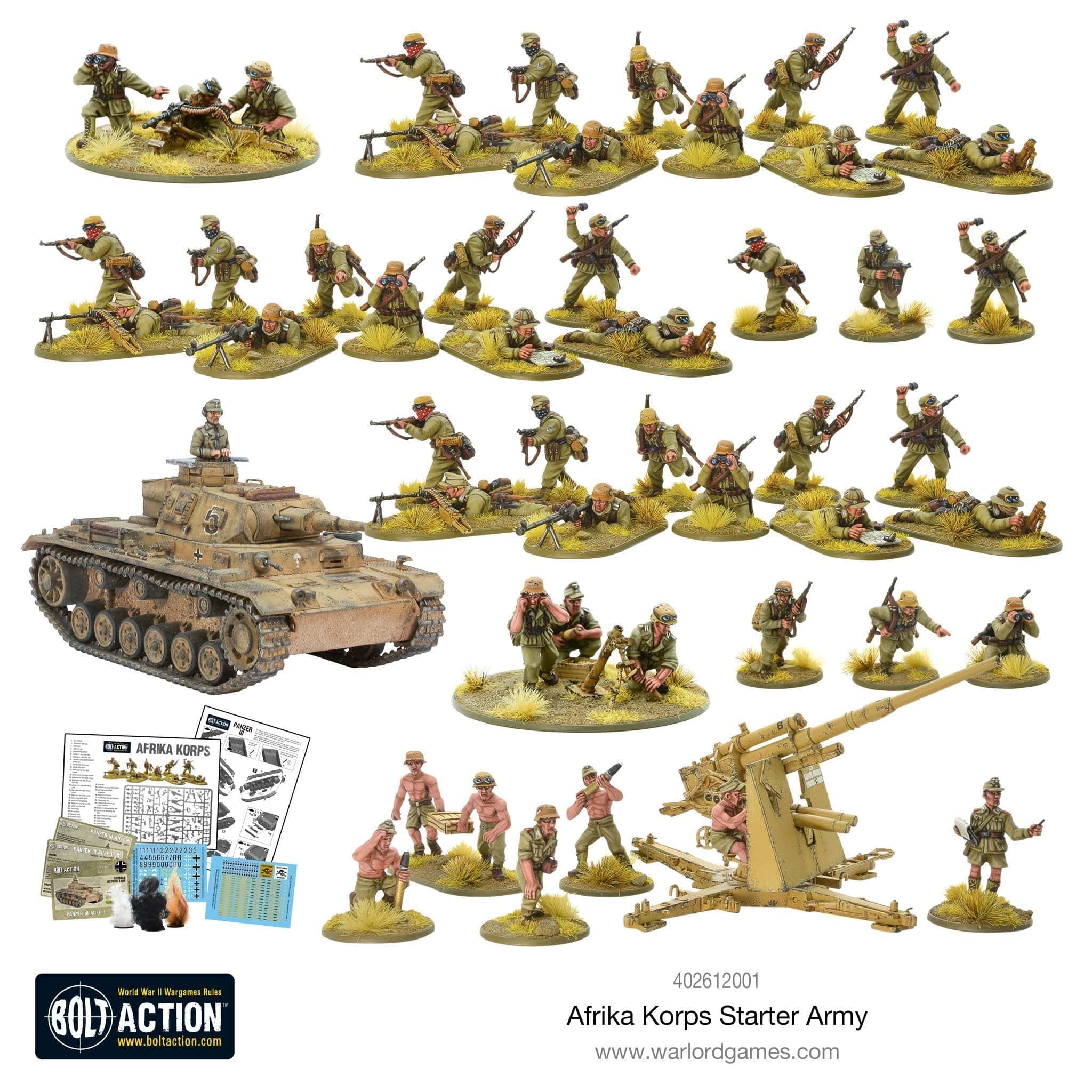 Bolt Action Afrika Korps Starter Army - Image 2