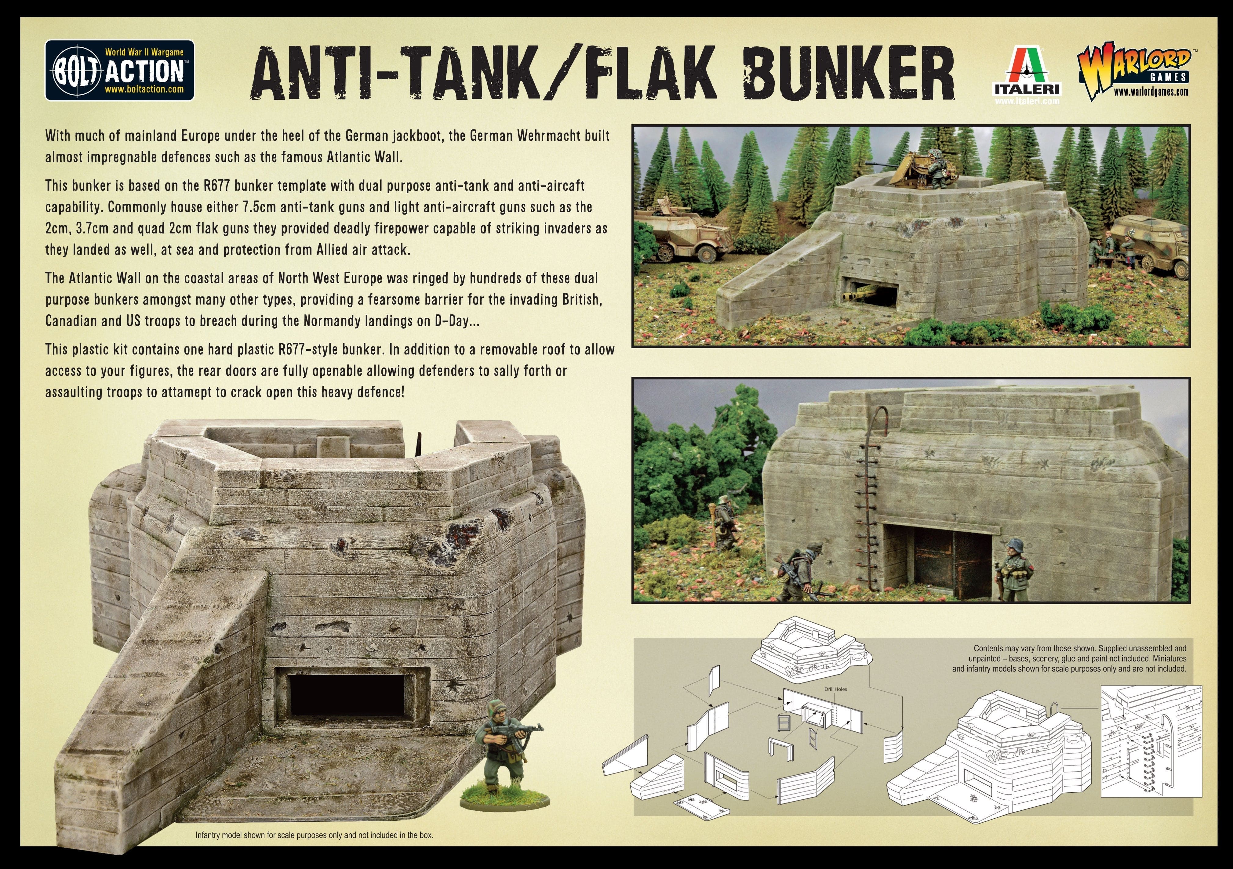 Bolt Action Anti-Tank / Flak Bunker - Image 3