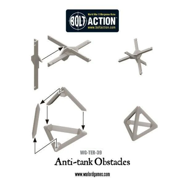 Bolt Action Anti-tank Obstacles (Plastic) - Image 2