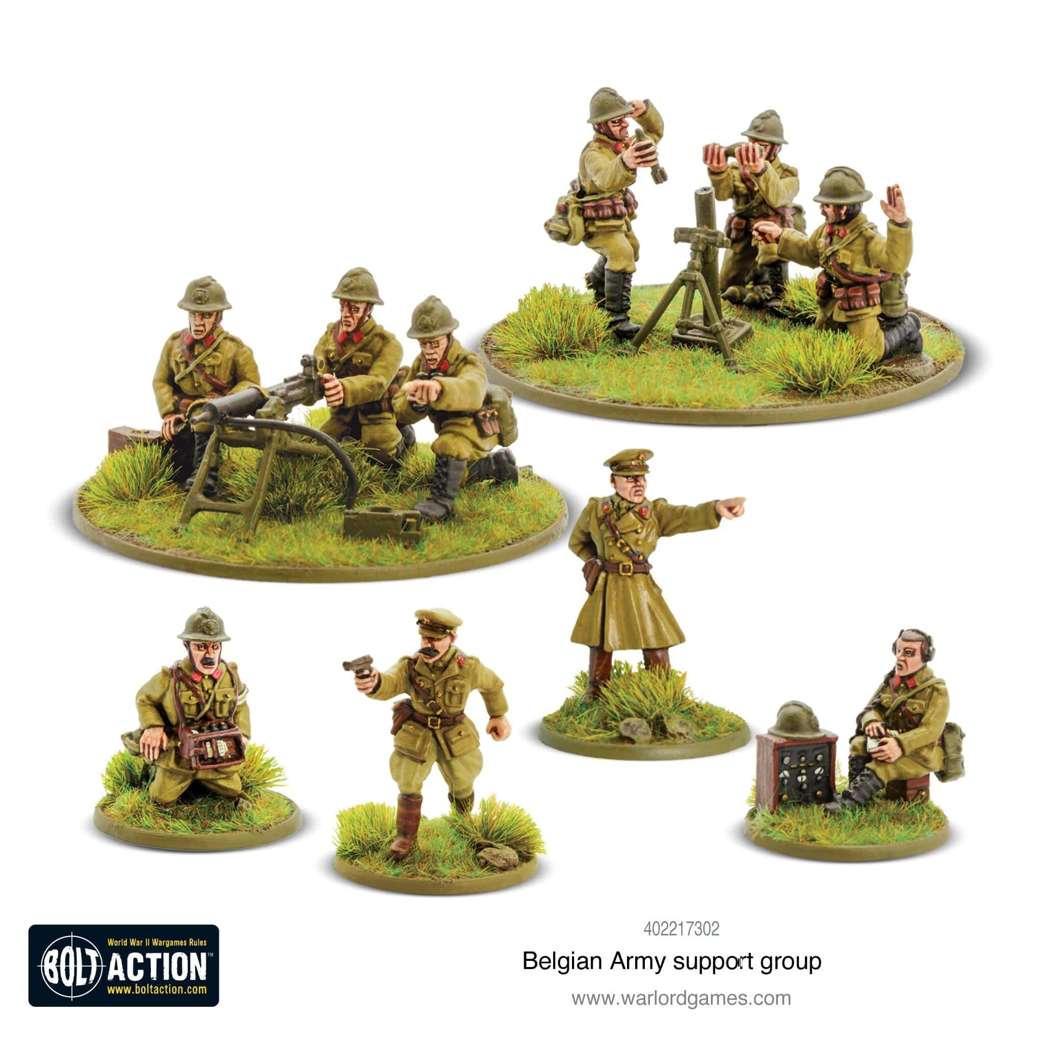 Bolt Action Belgian Army support group - Image 2