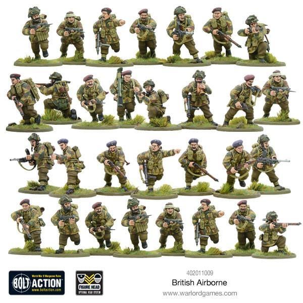 Bolt Action British Airborne WWII Allied Paratroopers - Image 2