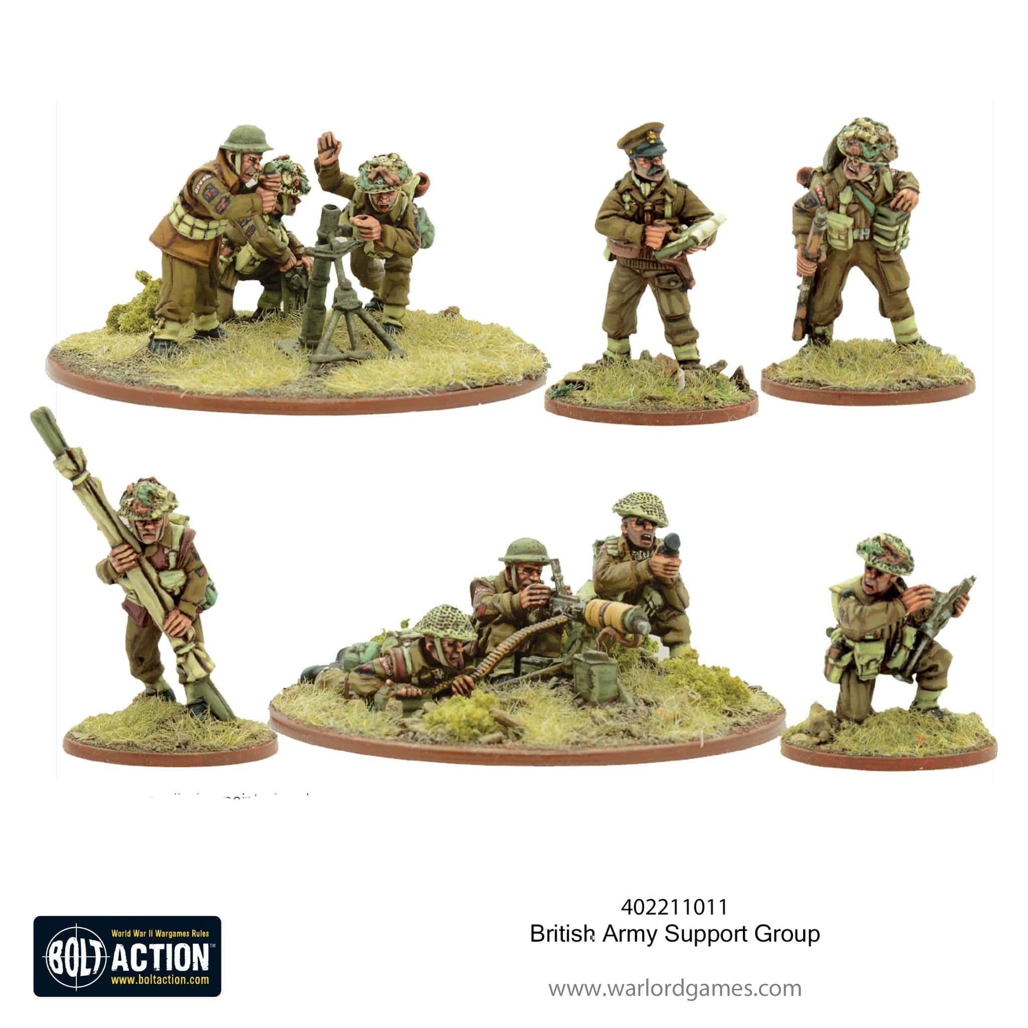 Bolt Action British Army support group - Image 2