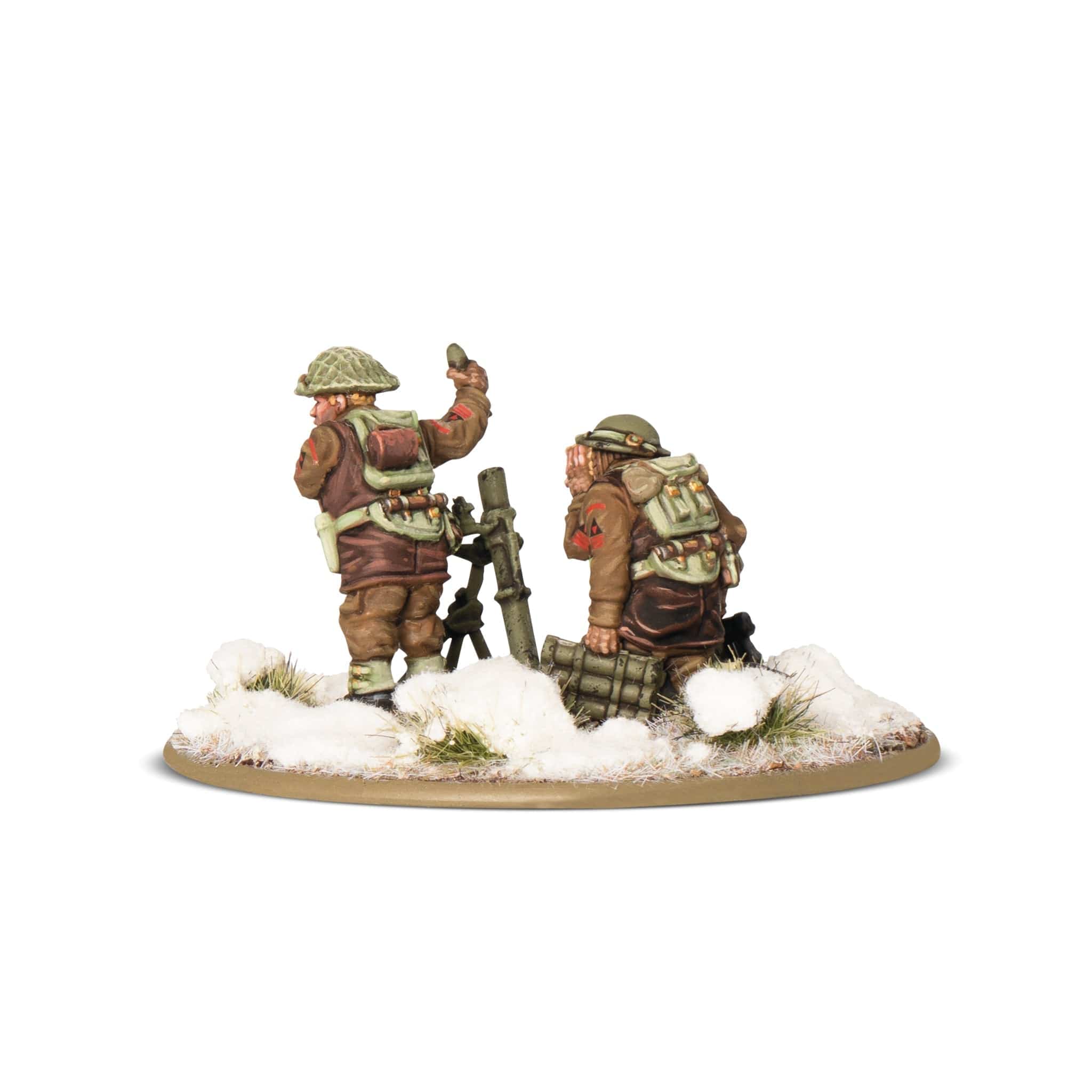 Bolt Action British & Canadian Infantry Medium Mortar Team (winter) - Image 2