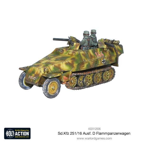 Bolt Action Flammpanzerwagen Sd.Kfz 251/16 Ausf D (Plastic) - Image 3