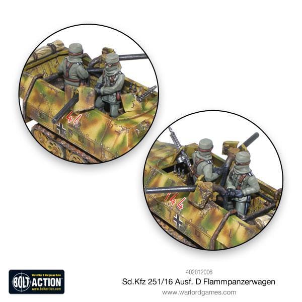 Bolt Action Flammpanzerwagen Sd.Kfz 251/16 Ausf D (Plastic) - Image 4