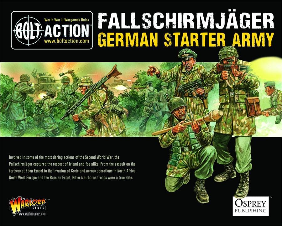 Bolt Action German Fallshirmjager Army Box