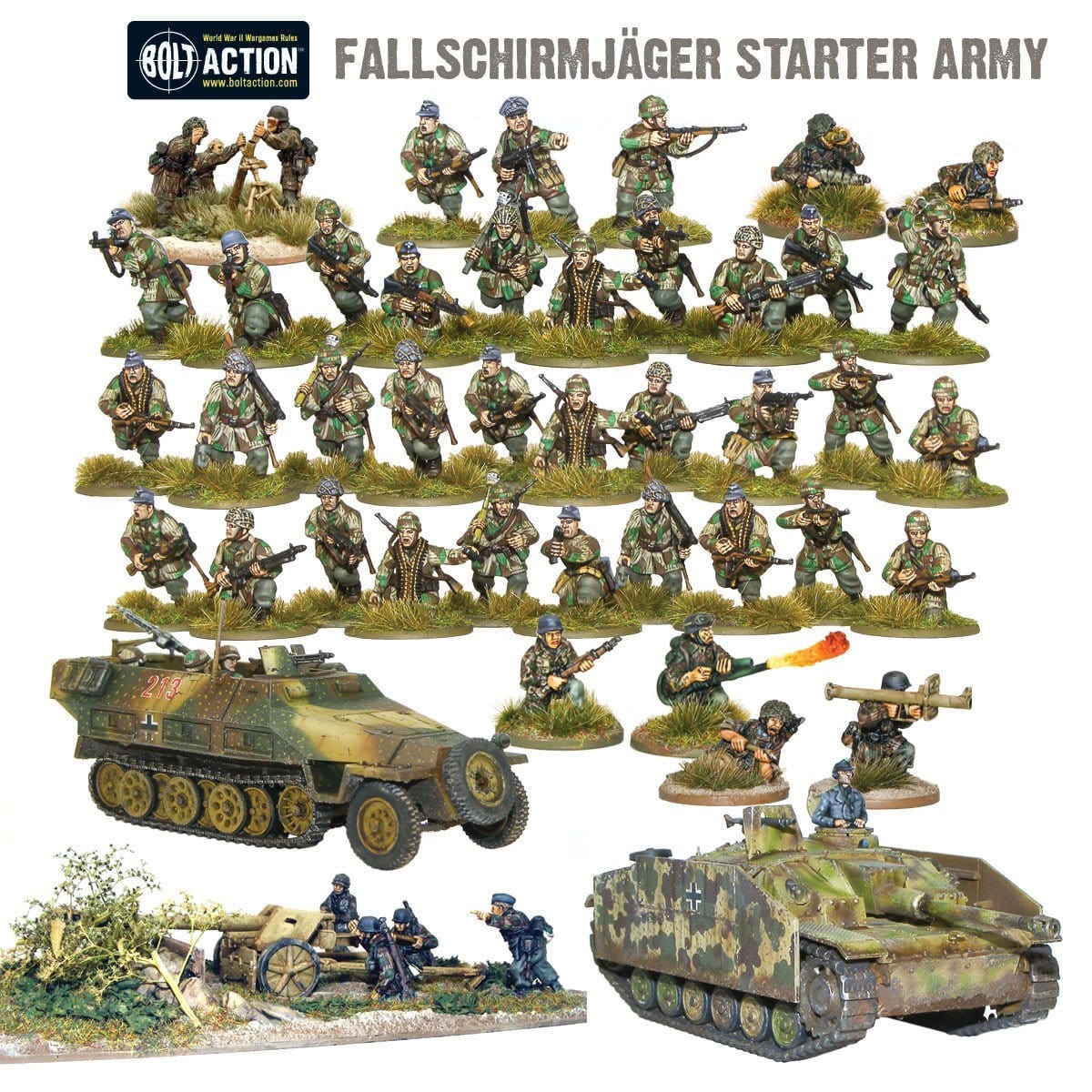 Bolt Action German Fallshirmjager Army Box - Image 2