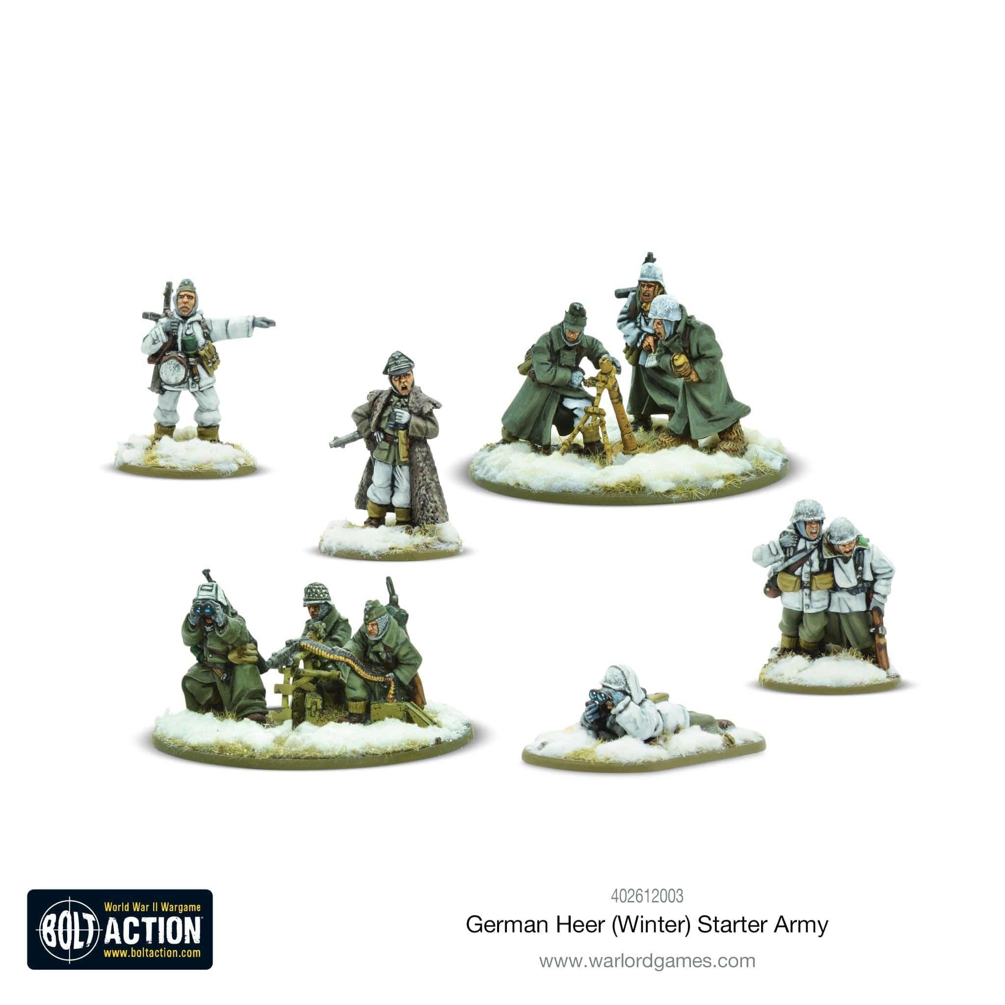 Bolt Action German Heer Winter Starter Army - Image 3
