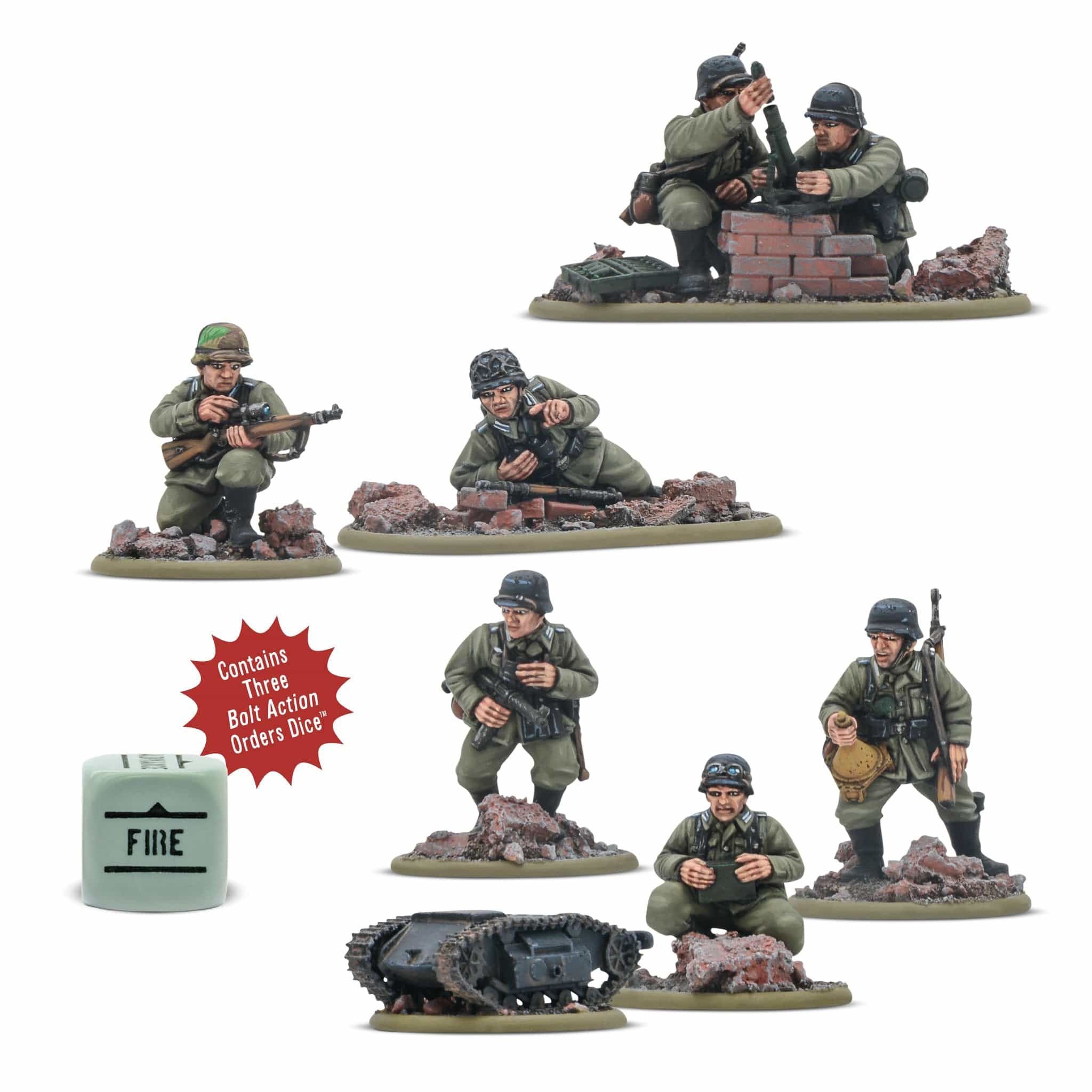 Bolt Action German Veteran Infantry Weapons Teams - Image 2