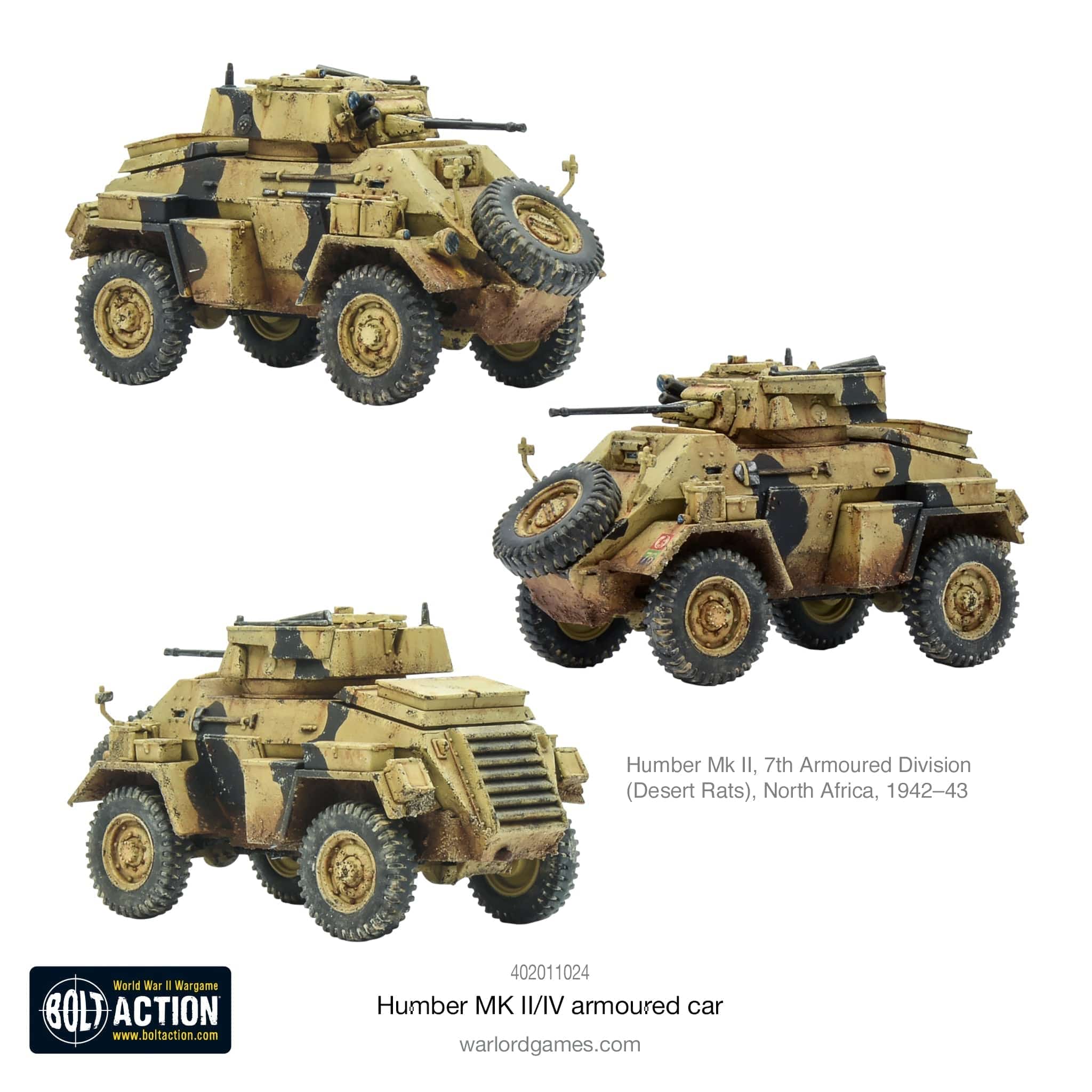 Bolt Action Humber Mk II/IV Armoured Car - Image 2