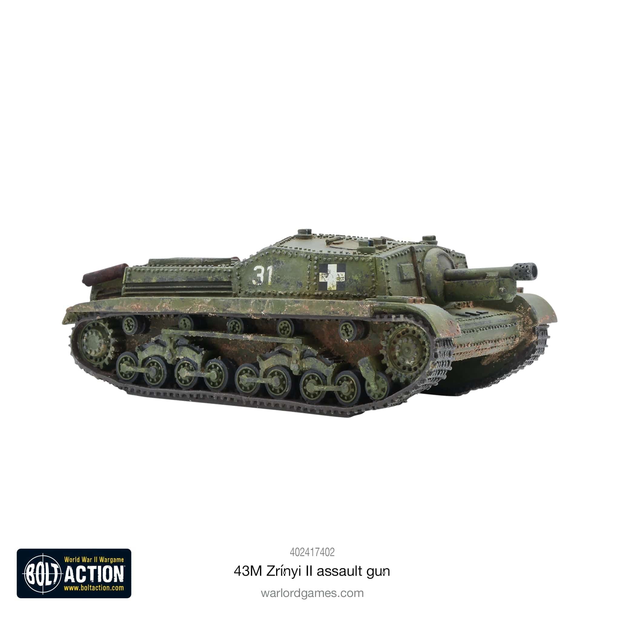 Bolt Action Hungarian Army 43M Zrinyi II Assault Gun - Image 2