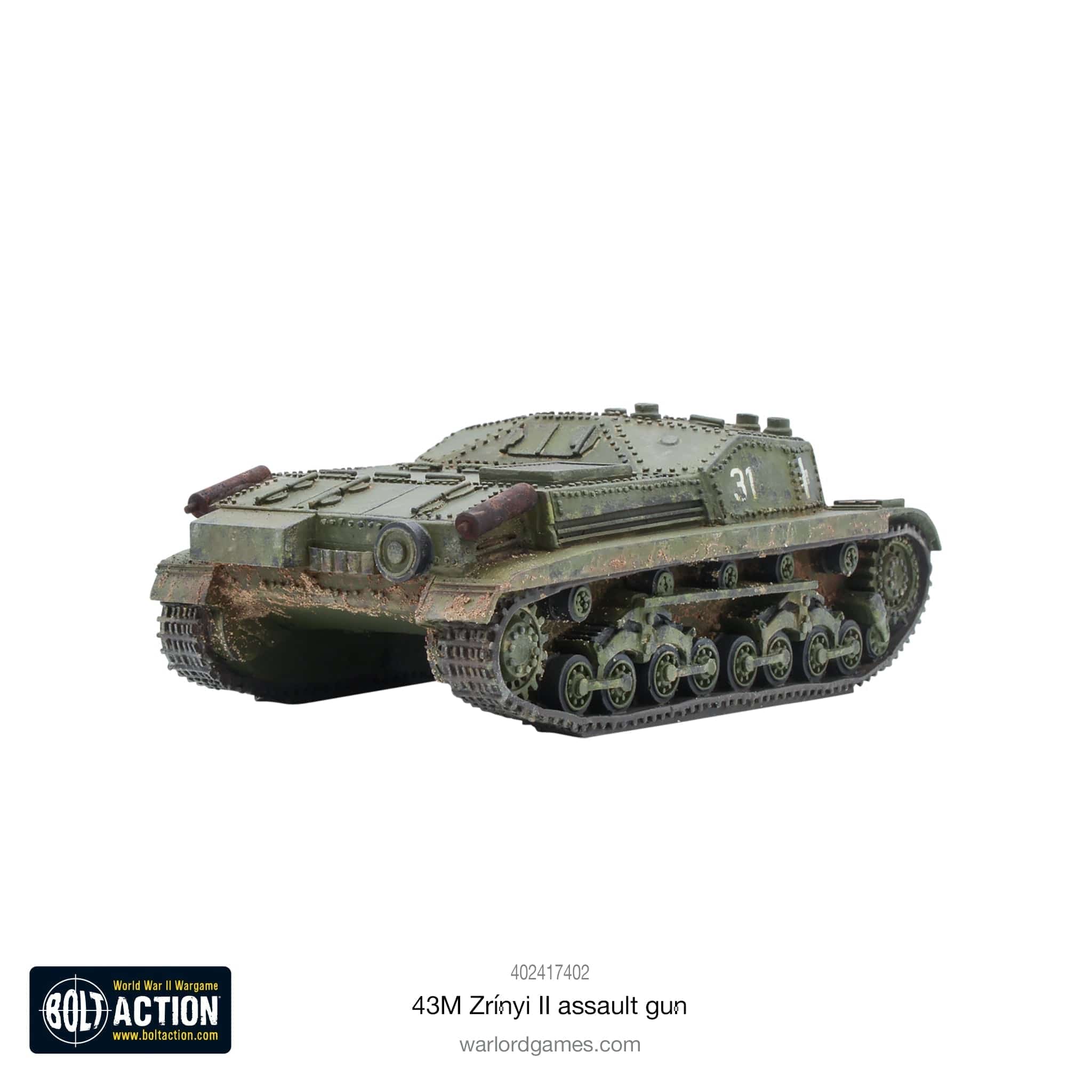 Bolt Action Hungarian Army 43M Zrinyi II Assault Gun - Image 3