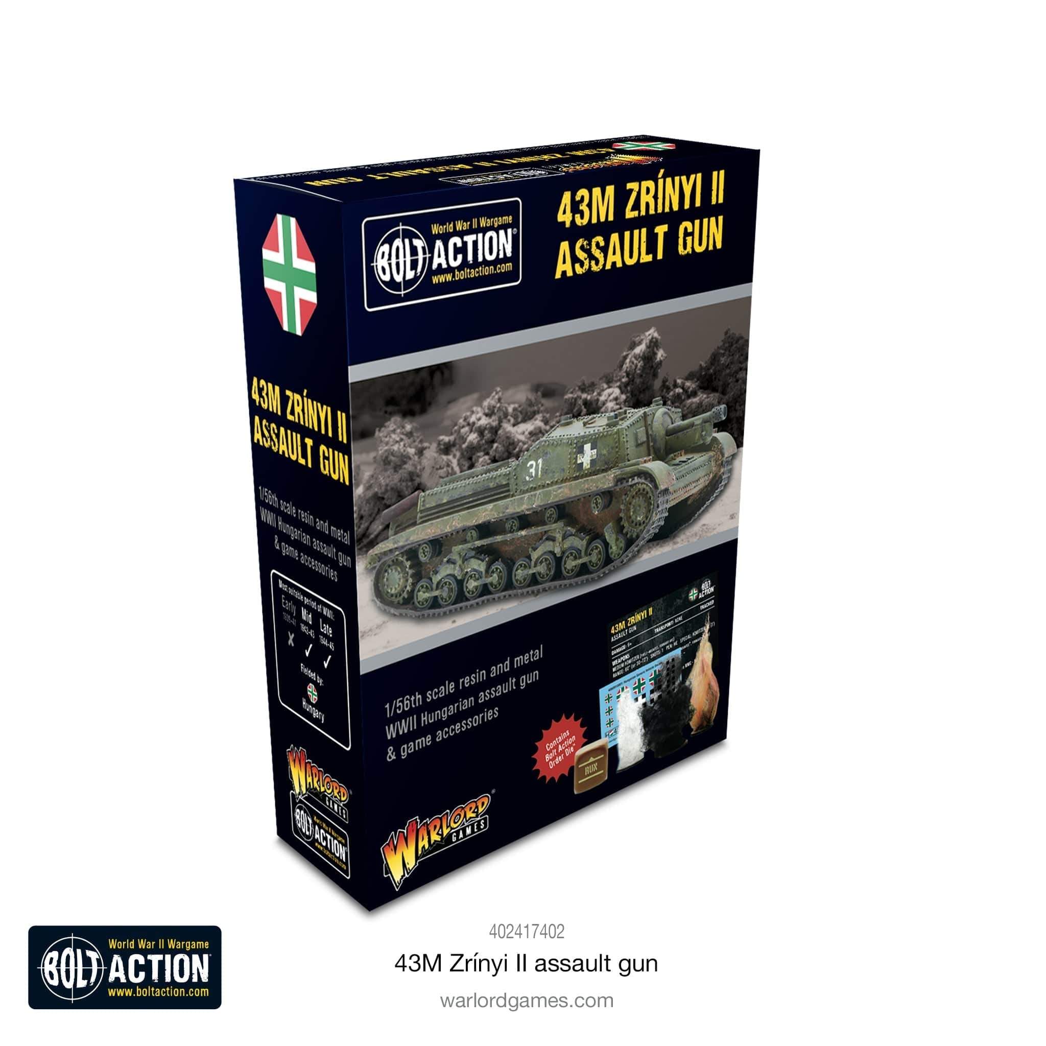 Bolt Action Hungarian Army 43M Zrinyi II Assault Gun - Image 6
