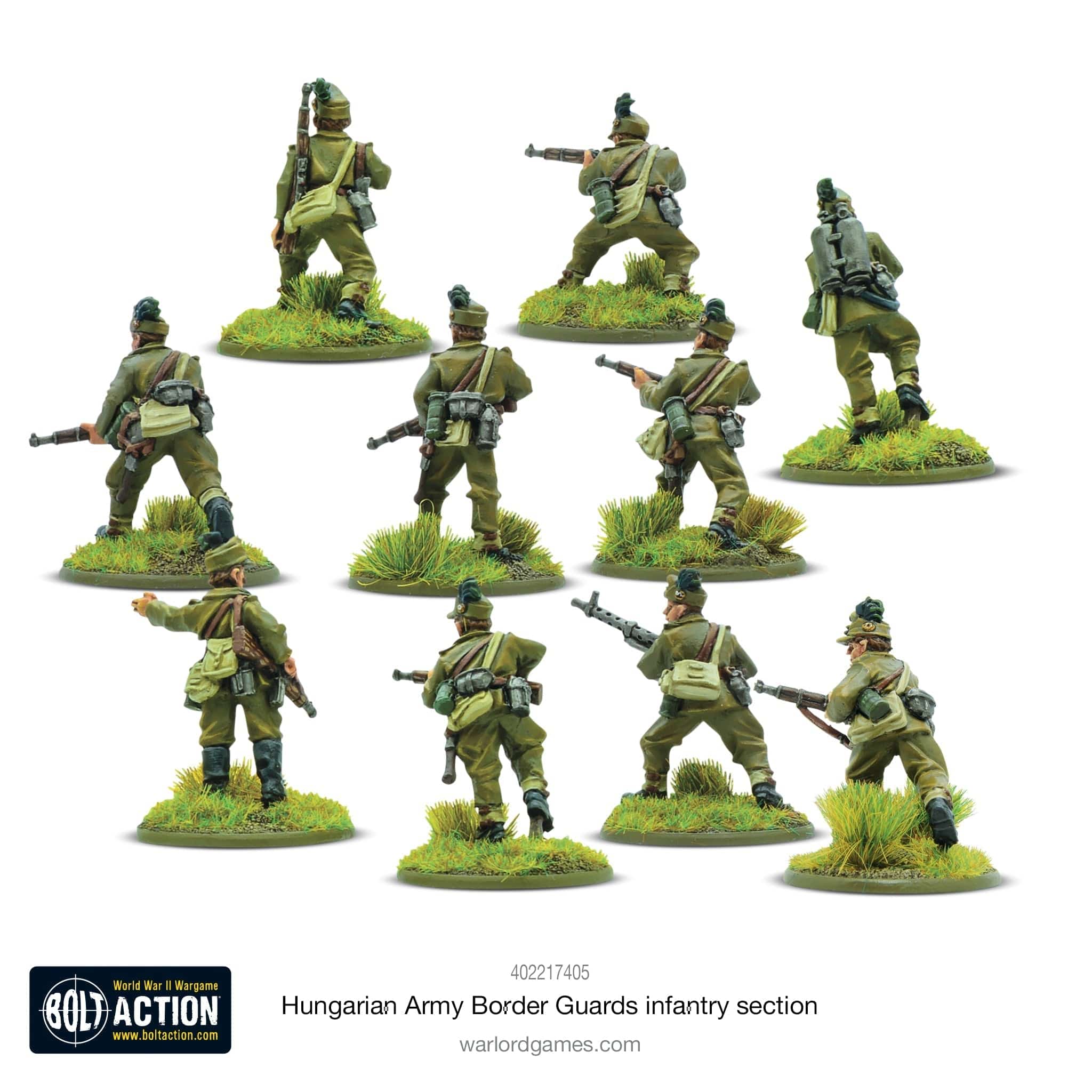 Bolt Action Hungarian Army Border Guards Infantry Section - Image 3