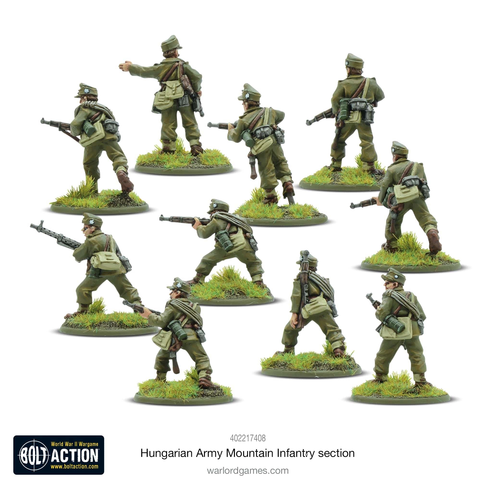 Bolt Action Hungarian Army Mountain Infantry Section - Image 3