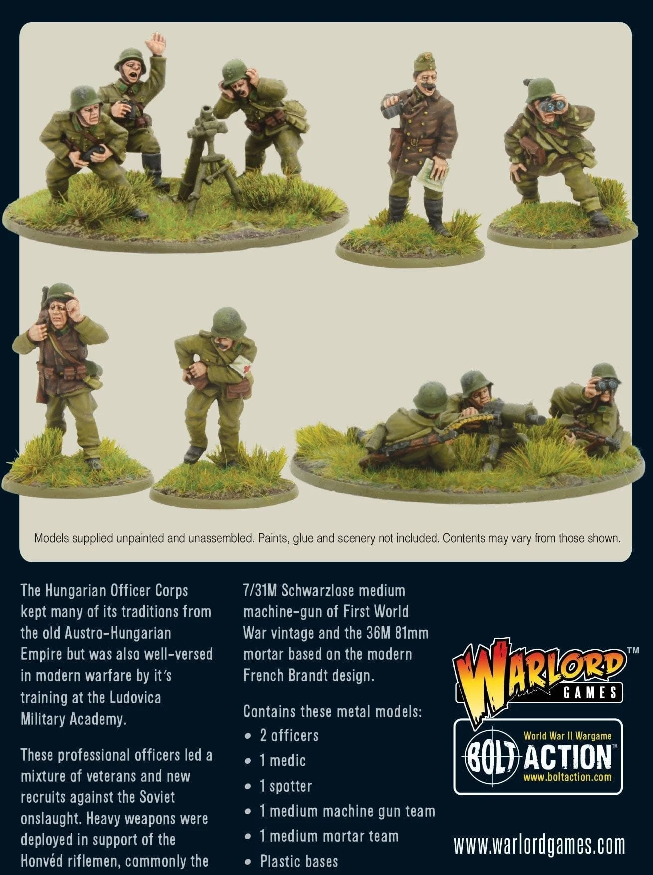 Bolt Action Hungarian Army support group - Image 2