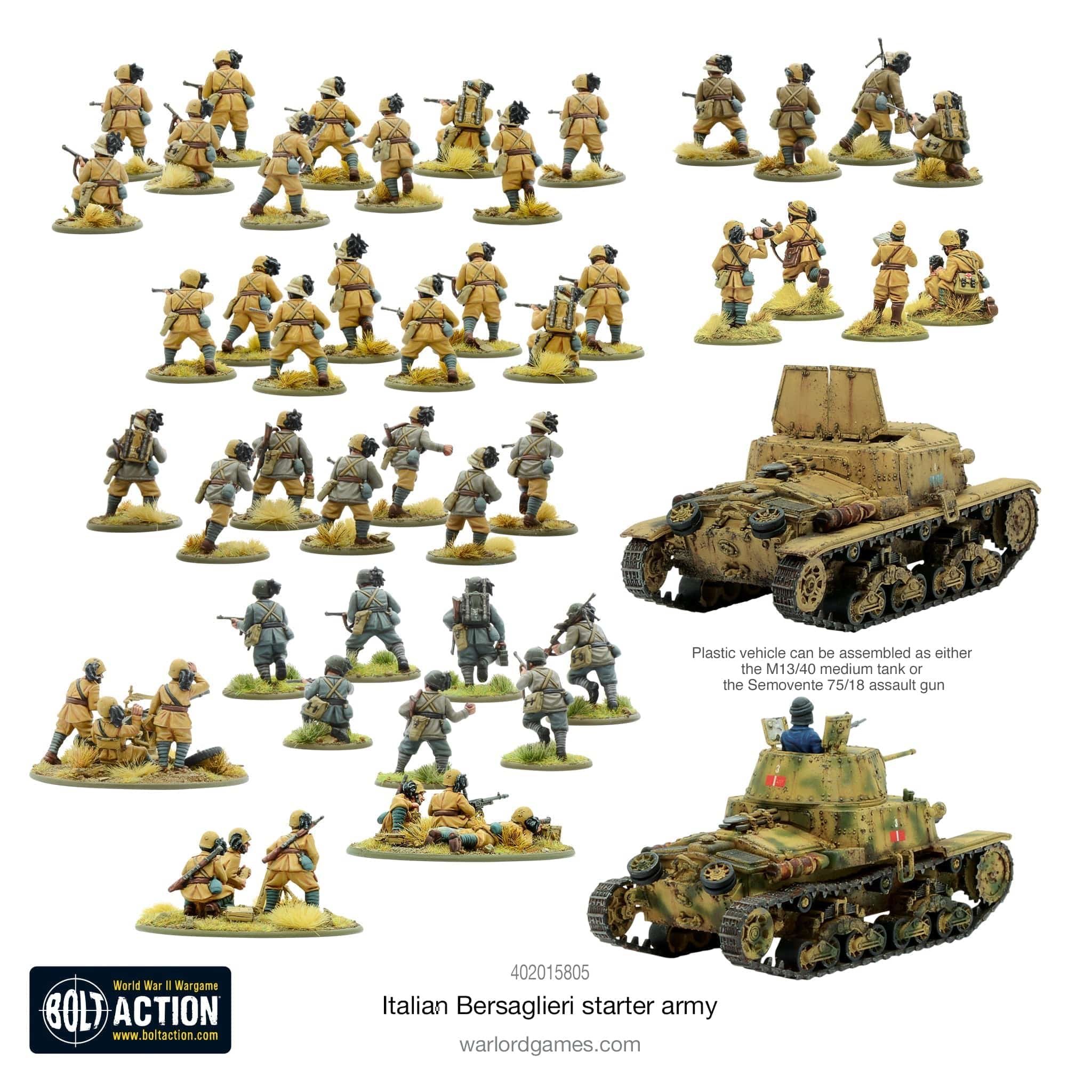 Bolt Action Italian Bersaglieri Starter Army - Image 2