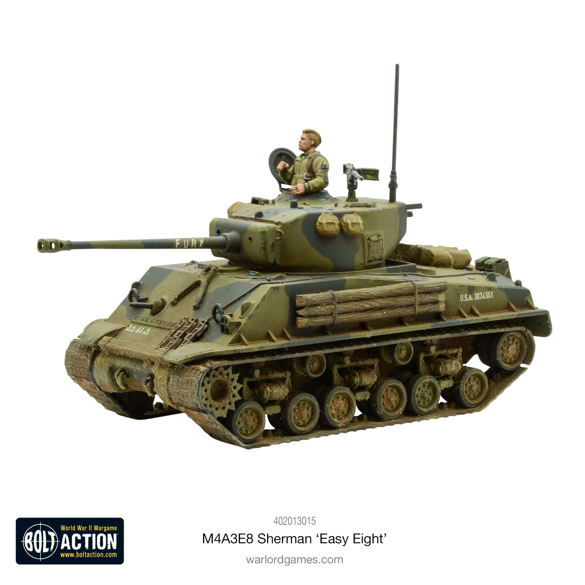 Bolt Action M4A3E8 Sherman Easy Eight - Image 3