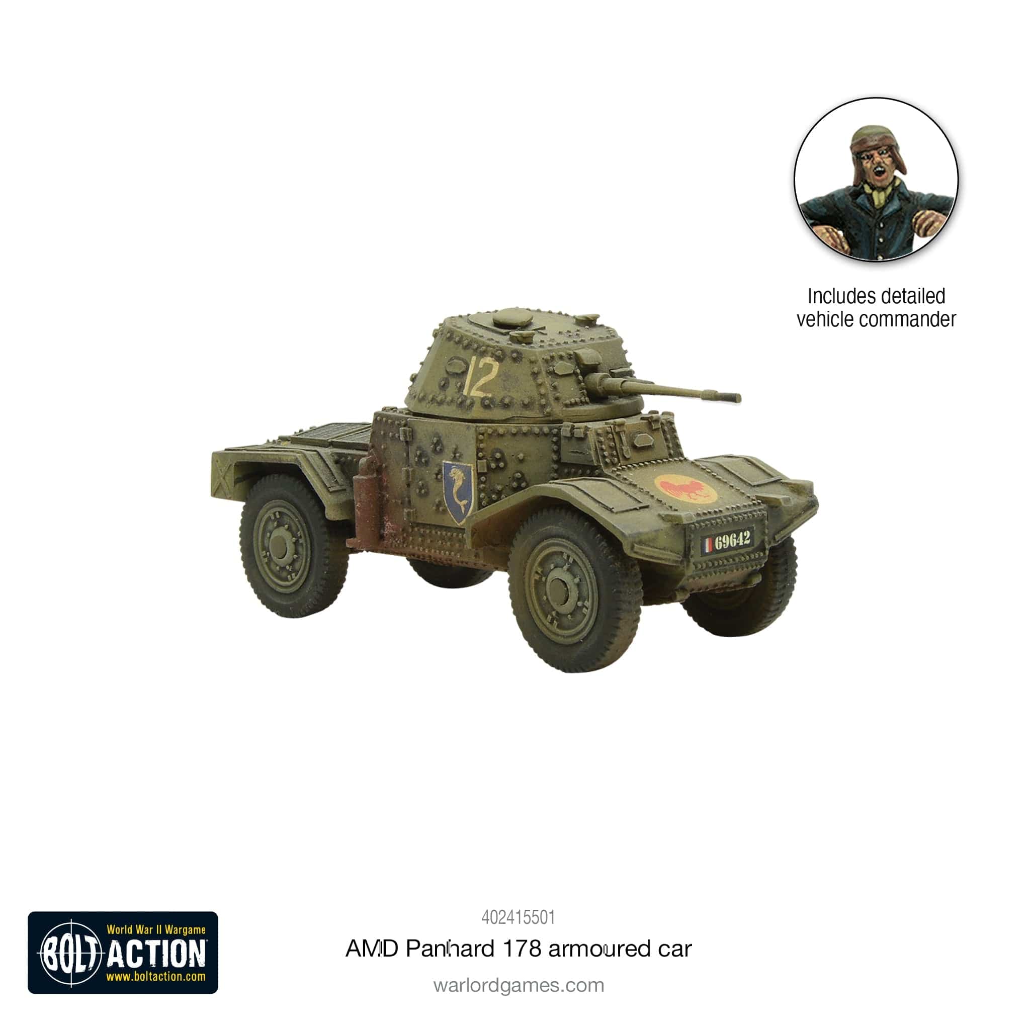 Bolt Action Panhard 178 armoured car - Image 2