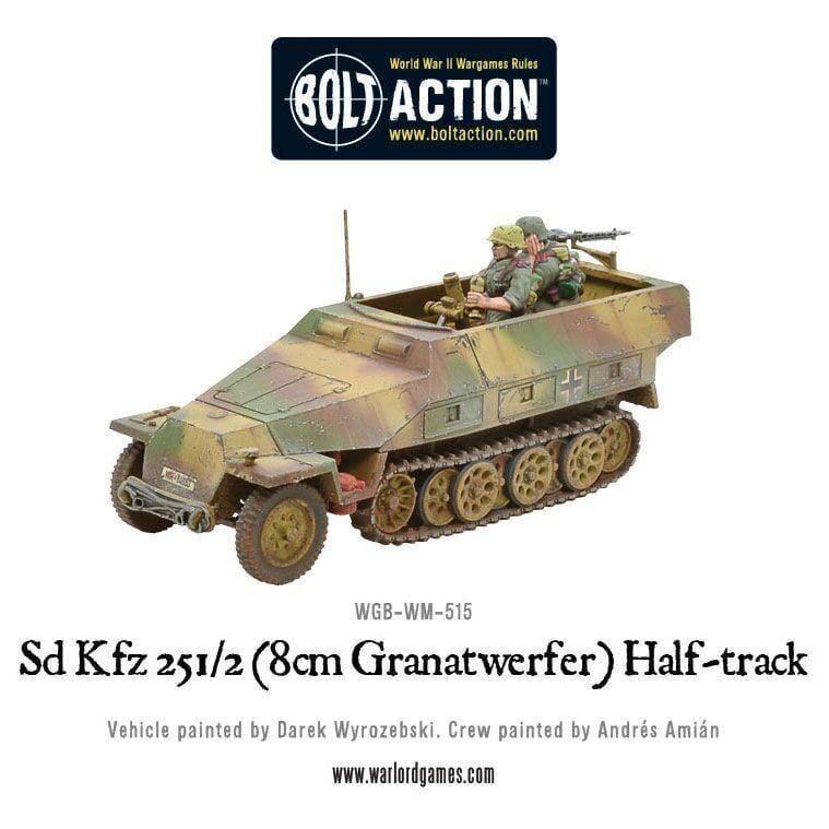 Bolt Action Sd.Kfz 251/2 Ausf D (8cm Granatwerfer) Half Track - Image 2