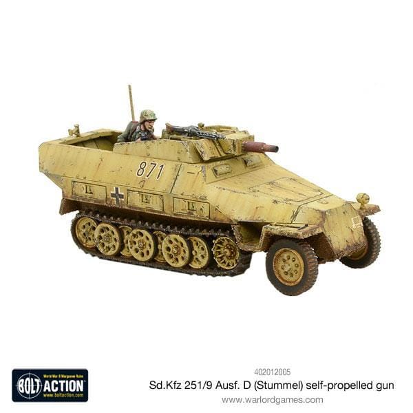 Bolt Action Sd.Kfz 251/9 Ausf D (Stummel) half-track - Image 2