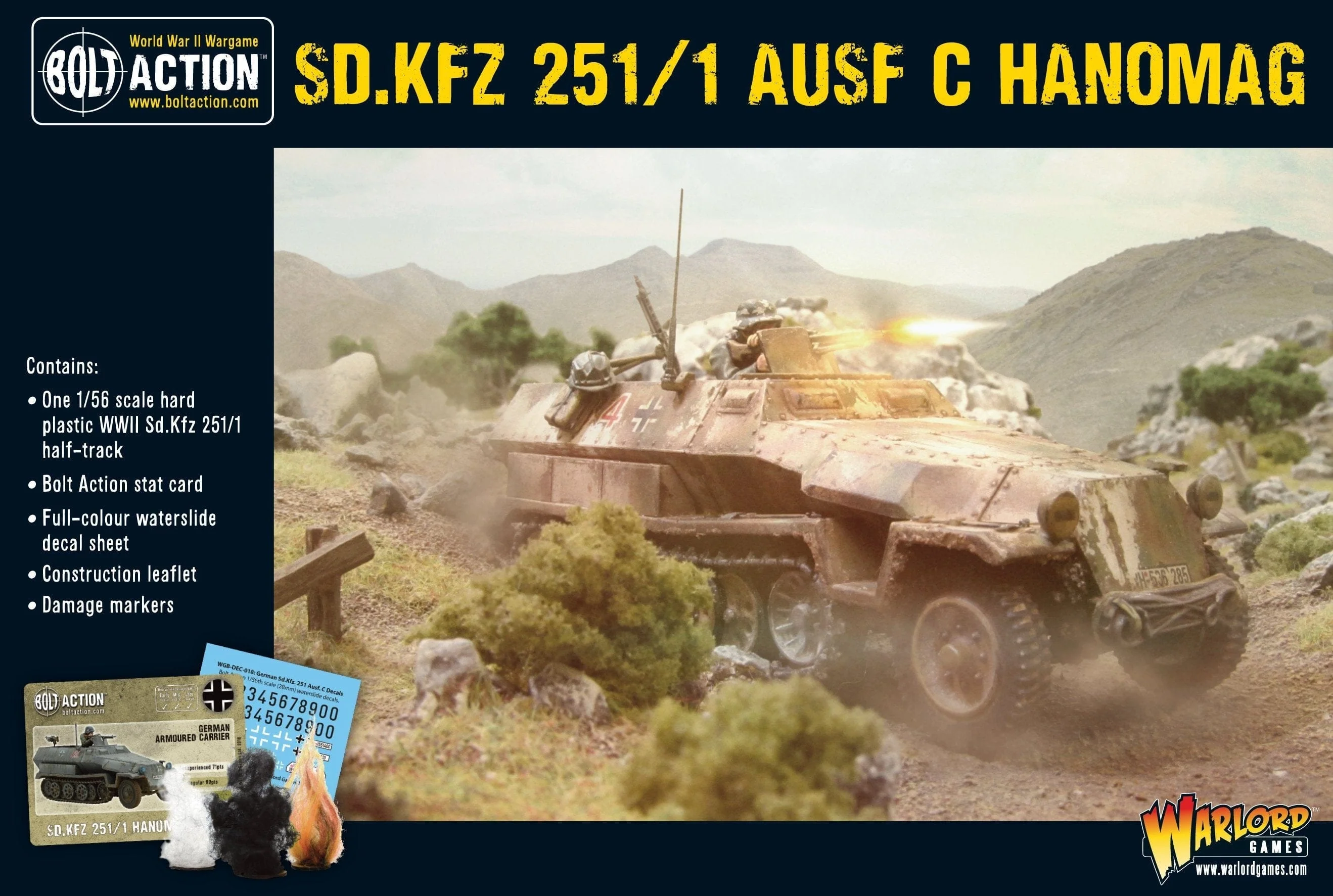 Bolt Action Sd.Kfz 251 C Hanomag